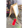 Image 2 : (2) WHITEBOARD/CHALKBOARD EASELS