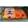 Image 2 : CAT JUNIOR OPERATOR COMBO HAULER & 3 CHILDREN'S TOOL BOXES WITH TOOLS