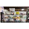 Image 2 : TOY SPACE SHIP, 13 SMALL TOTES OF LETTER STAMPS, PUZZLE PEOPLE, MAGNET ANIMALS & MORE