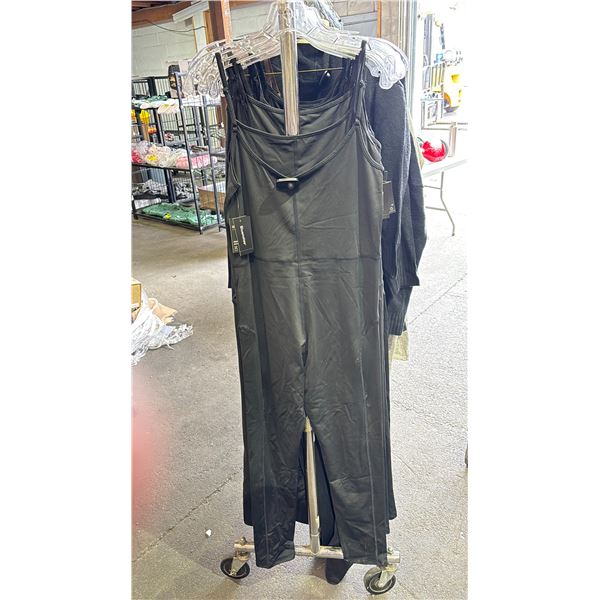 (1) BROWN & (15) BLACK BLUENOTES LADIES JUMPSUITS (ASSORTED SIZES)
