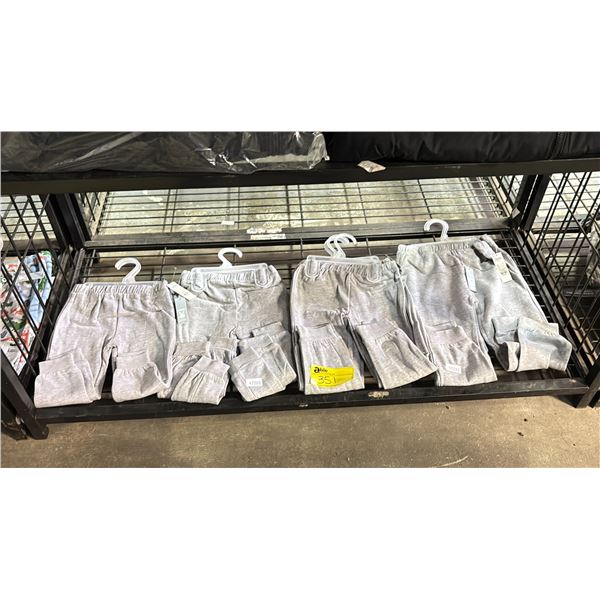 (10) PAIRS OF UKIDS TODDLER GREY JOGGING PANTS (ASSORTED SIZES)