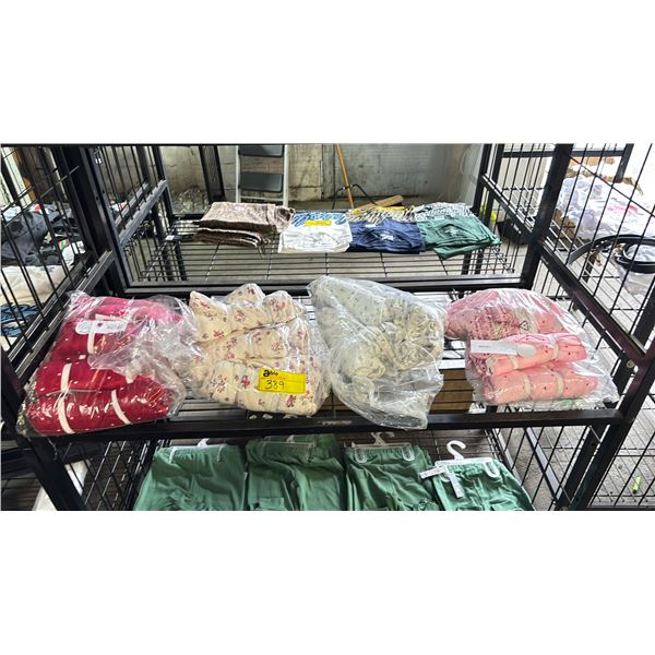 (4) BAGS OF WEEKEND EDITION SHIRT & SHORTS PAJAMA SETS (ASSORTED SIZES & COLOURS)