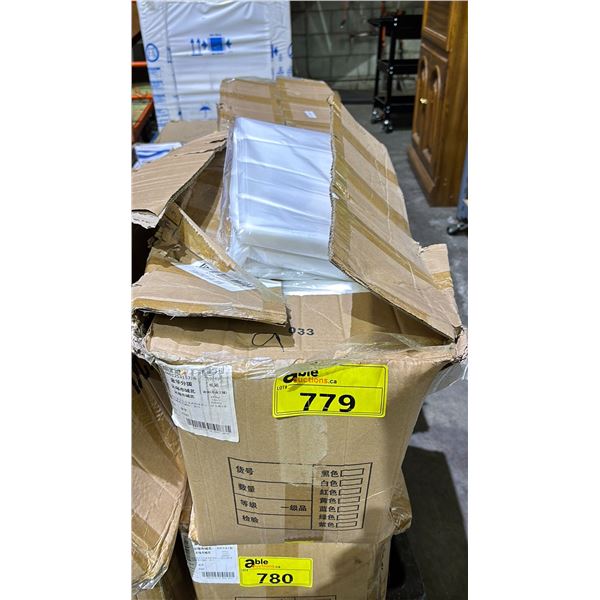 CASE OF WHITE 42 GALLON TRASH BAGS