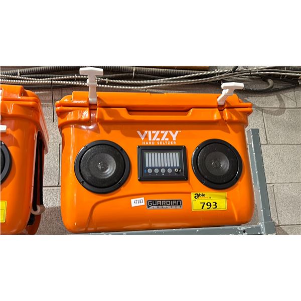 GUARDIAN MAX 35 VIZZY BRANDED COOLER WITH BUILT IN BLUETOOTH SPEAKER *NO POWER CABLES*