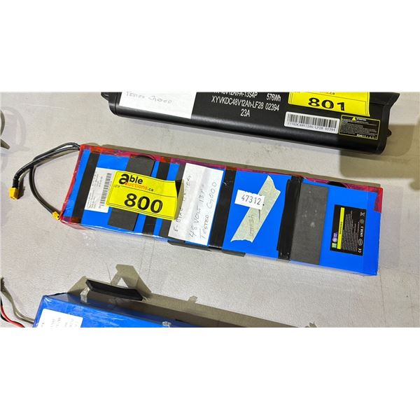 48V/13AH E-BIKE BATTERY