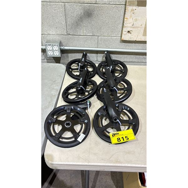 (2) PROWHEEL BIKE CRANKARMS SET & (4) LASCO CF58 E-BIKE CRANKARM SETS