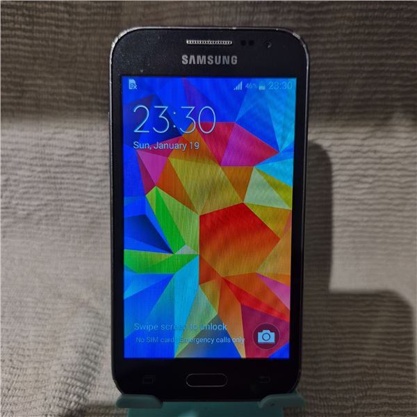SAMSUNG GALAXY CORE SMARTPHONE SM-6360F (FACTORY RESET/SERVICE PROVIDE UNKNOWN)