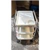 Image 3 : WHITE 3-SHELF SALON TROLLEY *IN BOX* (APPROX. 20" TALL)