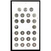 Image 2 : 1964-1988 Capital Plastics 25th Memorail Set JFK Kennedy Half Dollars 25 Coin Proof and Specimen Set