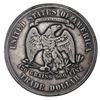 Image 2 : 1876-S $1 OPIUM Trade Silver Dollar Coin, Smugglers Box Hinged Hollowed Out Coin,