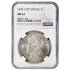 Image 2 : 1878 7/8TF STRONG $1 Morgan Silver Dollar NGC MS64,