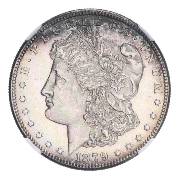 1879-S $1 Reverse Of 1878 Morgan Silver Dollar Top-100 NGC MS61,