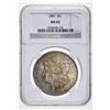 Image 2 : 1887 $1 Morgan Silver Dollar NGC MS65,