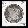 Image 1 : 1892-CC, $1 Morgan Silver Dollar,