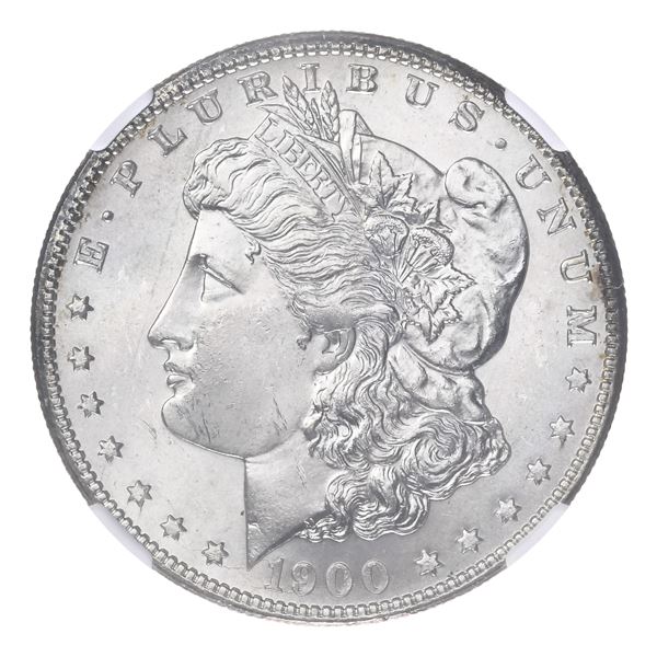 1900-S $1 Morgan Silver Dollar NGC MS63,