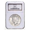 Image 2 : 1923 $1 Peace Silver Dollar NGC MS65,