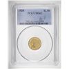 Image 2 : 1928 $2.50 Gold Indian Head Quarter Eagle PCGS MS62,