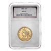 Image 2 : 1895 $10 Gold Liberty Head Eagle NGC MS62,