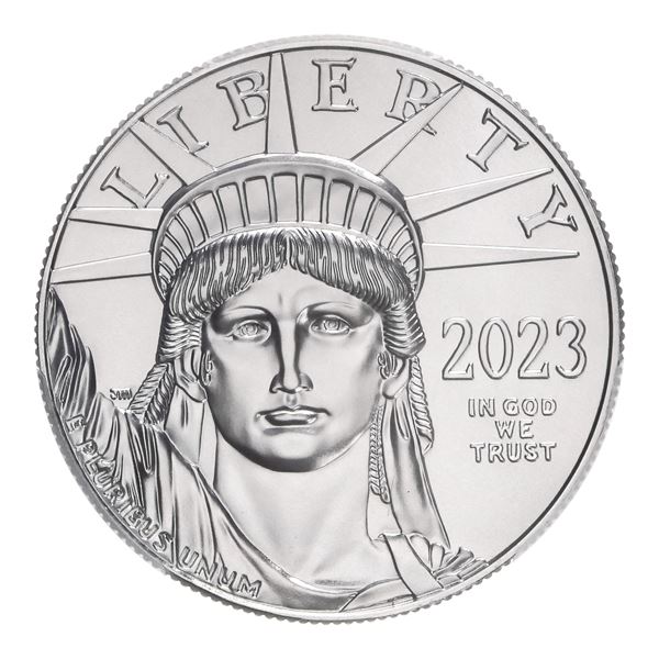 2023 $100 Platinum Statue Of Liberty PCGS MS70 First Day Of Issue,