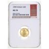 Image 2 : 1999 $5 American Gold Eagle NGC MS70,