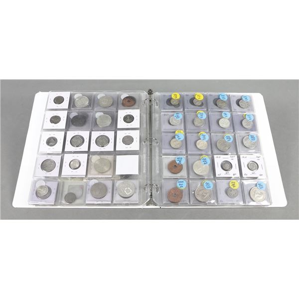 Stockbook of Foreign Coins, 1890-1976,