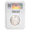 Image 3 : 1906 Indian Rupee Edward VII Silver Coin British Empire Graded NGC MS62,