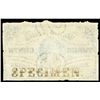 Image 2 : Fr. 1227 3& cent; Third Issue Narrow Margin Specimen with Dark Background (Fr-1227),