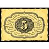 Image 2 : Fr. 1228 5 Cents First Issue, Perforated (Fr-1228),