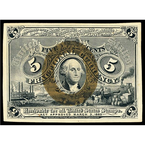 Fr. 1234 5& cent; Second Issue (Fr-1234),