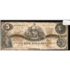 Image 1 : Group of (5) Confederate States Of America CSA Bank Notes, 1861,