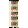 Image 2 : U.S. and Foreign Lot with Civil War "Cooper Shop" Uncut Sheet of 4 Checks-Scrip Notes, 1862-1929,