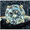 Image 1 : 10K(1.7G), LAB DIAMOND (1.55CT)RING, SIZE 5.75,  SUGGESTED RETAIL VALUE $3400