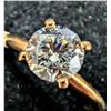 Image 2 : 10K(2.4G), LAB DIAMOND (0.9CT)RING, SIZE 6.5, APPRAISED INSURANCE VALUE $3100