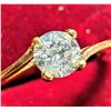 Image 2 : 10K(1.19G), NATURAL DIAMOND (0.25CT)RING, SIZE 6.5, APPRAISED INSURANCE VALUE $1365
