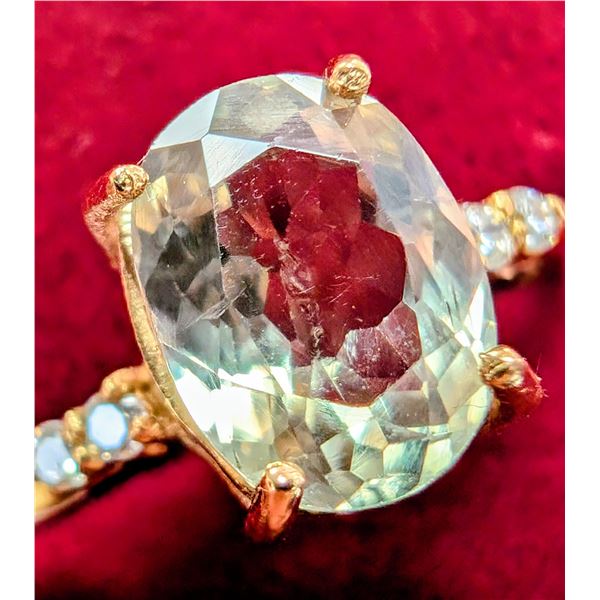 10K(1.5G), COLOR CHANGE ZULTANITE (2.6CT), DIA (0.05CT)RING, SIZE 7, APPRAISED INSURANCE VALUE $2545
