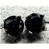 Image 1 : 14K(0.57G), BLACK DIAMOND (0.84CT)EARRINGS, SUGGESTED RETAIL VALUE $700