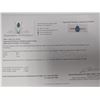 Image 3 : 10K(1.79G), LAB BLUE DIAMOND (0.6CT), MOISSANITE (0.08CT)RING, SIZE 6.5, APPRAISED INSURANCE $1700