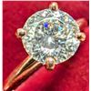 Image 1 : 10K(2.38G), MOISSANITE (1.1CT) RING, APPRAISED INSURANCE VALUE $1900