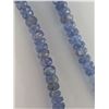 Image 2 : 10K(9.3G), TANZANITE (43CT)NECKLACE 16", APPRAISED INSURANCE VALUE $1125