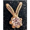 Image 1 : 14K LAB DIAMOND  (0.05CT) PENDANT,  SUGGESTED RETAIL VALUE $300