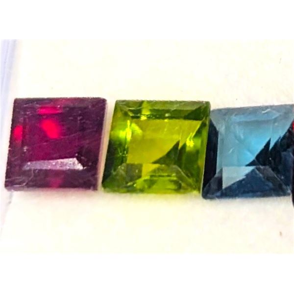 GENUINE RUBY PERIDOT AND TOPAZ (1.5CT) GEMSTONE,  SUGGESTED RETAIL VALUE $200