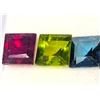 Image 1 : GENUINE RUBY PERIDOT AND TOPAZ (1.5CT) GEMSTONE,  SUGGESTED RETAIL VALUE $200