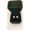 Image 1 : NEW 18K GOLD PLATED 2.0CT EACH SIMULATED DIAMOND(CZ) STUD EARRINGS