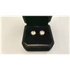 Image 2 : NEW 18K GOLD PLATED 2.0CT EACH SIMULATED DIAMOND(CZ) STUD EARRINGS