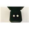 Image 3 : NEW 18K GOLD PLATED 2.0CT EACH SIMULATED DIAMOND(CZ) STUD EARRINGS