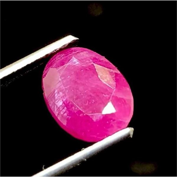 2.35 CT CERTIFIED RED RUBY GEMSTONE ($4,700 APPRAISAL, APPRAISAL NOT GUARANTEED)