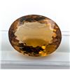 Image 1 : 42.29 CT CERTIFIED MADEIRA CITRINE GEMSTONE ($4,229 APPRAISAL, APPRAISAL NOT GUARANTEED)