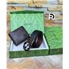Image 1 : GUCCI BELT AND WALLET COMBO SET, HIGH QUALITY REPLICA, WITH BOX