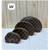 Image 1 : LOUIS VUITTON 4 PIECES MAKEUP SET REPLICA - BEST QUALITY
