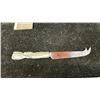 Image 2 : ANTIQUE 1920'S MOTHER OF PEARL SEWING HANDLE & 1992 SEAGULL STAINLESS STEEL CHEESE KNIFE WITH